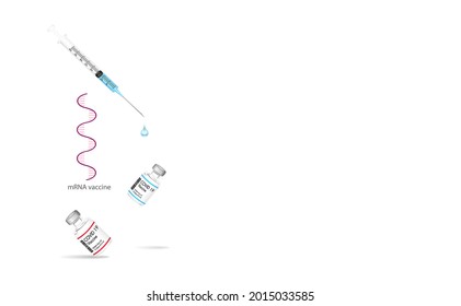 mRNA Vaccine SARS-Cov-2 vector texture.