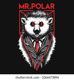 Mr.Polar Cold Illustration