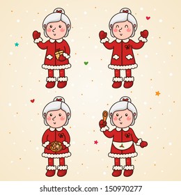 Mrs Claus, set