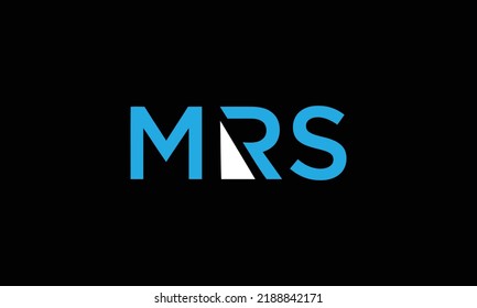 MRS Letter Initial Logo Design Template Vector Illustration