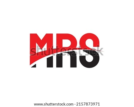 MRS Letter Initial Logo Design Vector Illustration