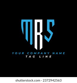 MRS letter logo creative design with vector graphic Pro Vector