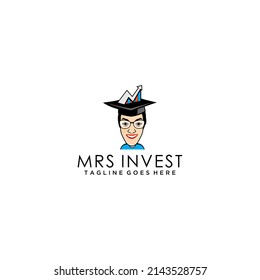 Mrs smart invest logo design