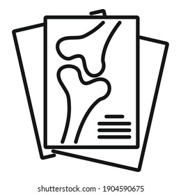 Mrt imaging icon. Outline mrt imaging vector icon for web design isolated on white background