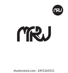 MRW-Logo-Buchstabe Monogram Design