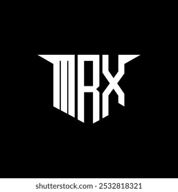MRX letter logo design with white background in illustrator, vector logo modern alphabet font overlap style, calligraphy designs for logo, Poster, Invitation, etc.