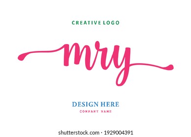 MRY lettering logo is simple, easy to understand and authoritative