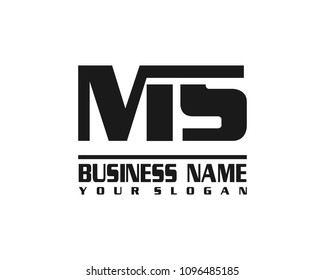 MS company linked letter logo