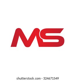 MS company linked letter logo