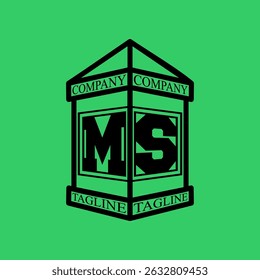 MS Initial Explore esta coleção exclusiva de logotipos de casas alfabéticas, apresentando combinações elegantes de letras dentro de um contorno geométrico da casa. Perfeito para projetos de marca, design gráfico