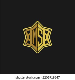 MS initial letters monogram logo for gaming