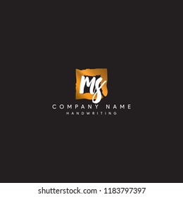 MS initial logo or Handwriting letter MS logo or MS logo or letter MS Signature logo