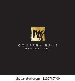 MS initial logo or Handwriting letter MS logo or MS logo or letter MS Signature logo