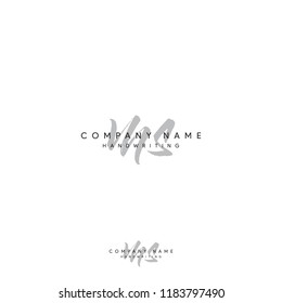 MS initial logo or Handwriting letter MS logo or MS logo or letter MS Signature logo