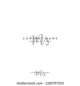 MS initial logo or Handwriting letter MS logo or MS logo or letter MS Signature logo