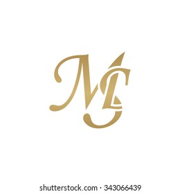 MS initial monogram logo