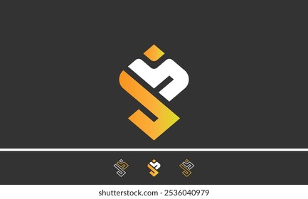 MS Logo design with black back ground