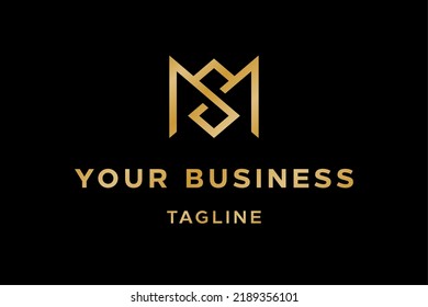 MS logo design, monogram, letter, icon, initials. Simple lettering of M and S, geometric based that shape a classy looks. Very suitable for restaurant, wedding organizer or jewelry store brands.