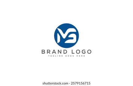 MS logo design vector template design for brand