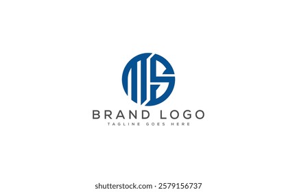 MS logo design vector template design for brand