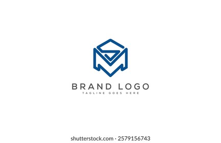 MS logo design vector template design for brand