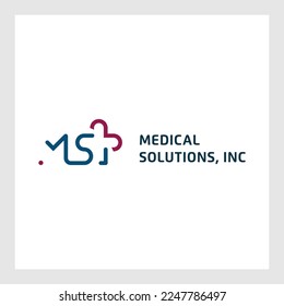 MS LOGO HEALTHCARE SIMPLE EDITABLE