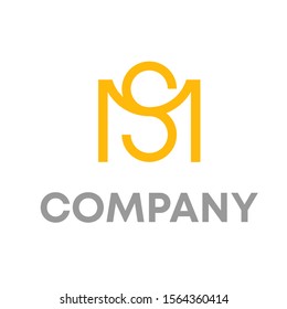 MS logo vector design template sign