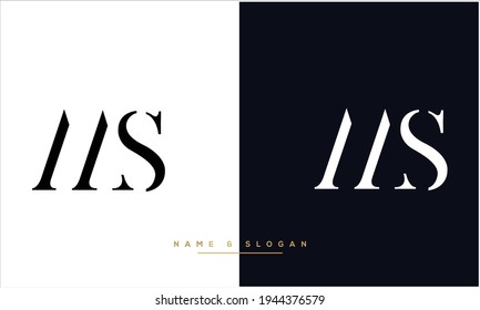 MS ,SM  Abstract Letters Logo Monogram