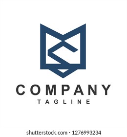 MS, SM initials company logo