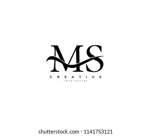 J M Luxury Initials Logo Simple Stock Vector (Royalty Free) 1236055642 ...