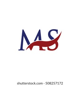 MS Swoosh Logo Vector
