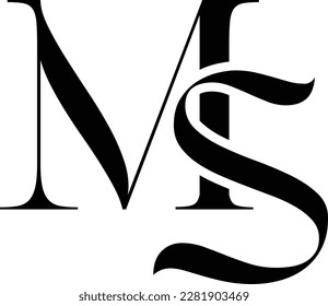 logotipo de formato MS Vector Illustrator con un diseño elegante y minimalista con dos iniciales de letra. Ideal para marcas, logotipos y proyectos de diseño creativo