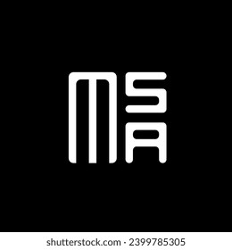 MSA letter logo vector design, MSA simple and modern logo. MSA luxurious alphabet design  