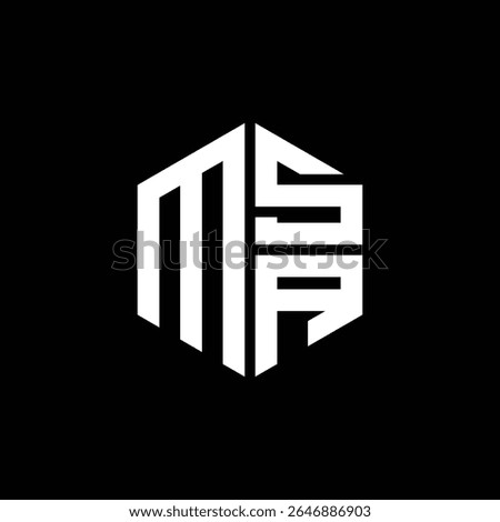 MSA logo MSA icon MSA monogram MSA letter minimalist Circle flat Unique modern abstract logo design.