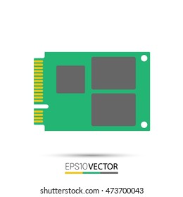 mSATA solid state drive (SSD)
