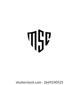 MSC logo design letter object