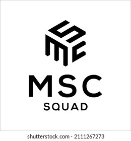 MSC SQUAD Logo Design For Games