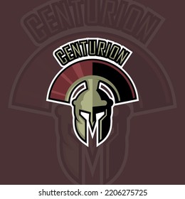 Mscot Logo Legion. Centurion Vector Illustration.