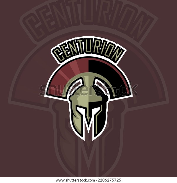 Mscot Logo Legion Centurion Vector Illustration Stock Vector Royalty