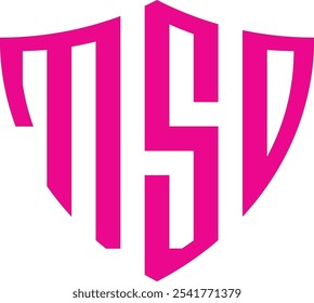 MSD logo displayed prominently in a vibrant pink color against a clean background.