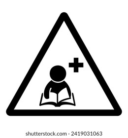 Signo de símbolo de la estación MSDS, Ilustración vectorial, aislamiento en la etiqueta de fondo blanco .EPS10