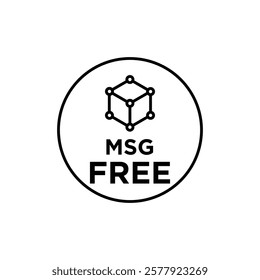 Msg free icon Flat illustration sign