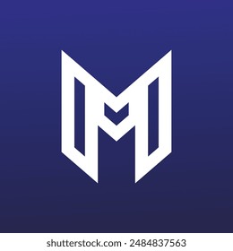 M-Shaped Logo Design for Modern Businesses