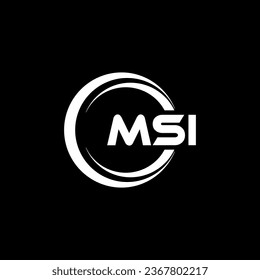 Diseño de logotipos MSI, inspiración para una identidad única. Elegancia moderna y diseño creativo. Marca tu éxito con el impresionante logotipo.