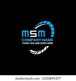 MSM letter logo creative design with vector graphic, MSM simple and modern logo. MSM luxurious alphabet design  