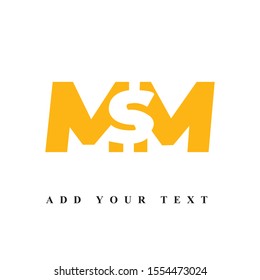 MSM  logo design & illustration vector art 