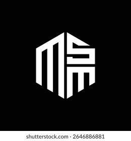 
MSM logo MSM icon MSM monogram MSM letter minimalist Circle flat Unique modern abstract logo design.