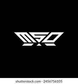 MSO letter logo vector design, MSO simple and modern logo. MSO luxurious alphabet design  