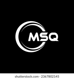 MSQ Logo Design, Inspiration for a Unique Identity. Modern Elegance and Creative Design. Watermark Your Success with the Striking this Logo.