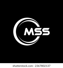 Diseño de logotipos MSS, inspiración para una identidad única. Elegancia moderna y diseño creativo. Marca tu éxito con el impresionante logotipo.